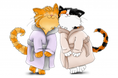 Smitten Kittens | Clip Art illustrations PNG/JPEG Product Image 3