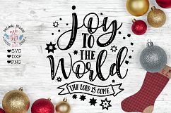 Joy to the World - Christmas Cut File Product Image 1