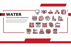 Water Purification Landing Header Vector Product Image 1