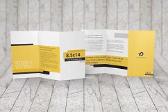 8.5 x 14 Z-Fold Brochure Mockups Product Image 3