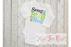 EXCLUSIVE Snug as a Bug SVG &amp; DXF Cut File Product Image 2