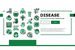 Disease Human Problem Landing Header Vector Product Image 1