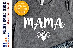 Mom Shirt Bee Svg Momlife svg files sayings Family shirt svg Product Image 1