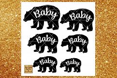 Baby Bear, Baby Bear Svg, Baby Bear Svg Files, Baby Bear Svg Files for Cricut, Baby Bear Svg Bear Family, Svg Files, Bear Svg, Baby Svg, Boy Product Image 1