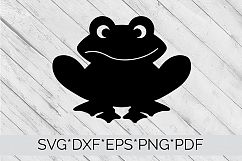 Frog SVG / Toad SVG Design Cutting File  Product Image 2