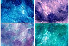 Watercolor Space Seamless Textures Product Image 11