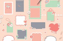 A Cute Love - Romantic Clipart Set Product Image 3