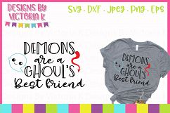 Demons are a ghouls best friend, Halloween, SVG, DXF, PNG Product Image 1