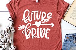 Future Bride SVG DXF Cut File, Future Mrs Svg, Bride Svg Product Image 2