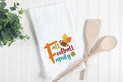 Fall Football Family SVG - Fall SVG Cut File - DXF EPS PNG Product Image 3