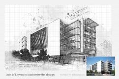 Architecture Sketch Photoshop Action Product Image 7
