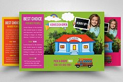Admission Open Horizontal Flyer Template Product Image 1