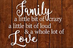 Family quote svg cutting files,love quote svg cutting file Product Image 2