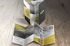 FOUR PANELS ACCORDION BROCHURE MOCKUPS Product Image 6