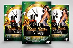 New Year Party Flyer Product Image 1