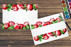 Cranberry. Watercolor collection Product Image 6