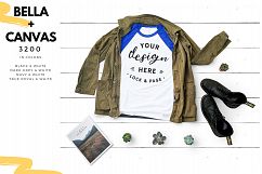 T-Shirt Mockup Mega Bundle Fall Winter Bella Canvas 3001 Product Image 8