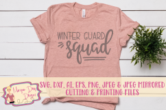 Winter Guard Squad SVG, DXF, AI, EPS, PNG, JPEG Product Image 1