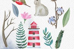 Nordic Forest. Watercolor Collection Product Image 8