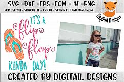 Flip Flops SVG for Silhouette, Cricut Product Image 1