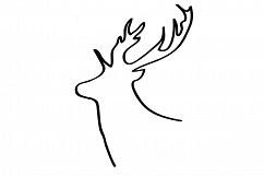 AA41- Deers- Antlers - SVG cut file - Deer - Antlers, Bundle Product Image 4