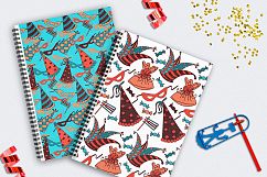 Happy Purim - 8 Colorful Patterns Product Image 3
