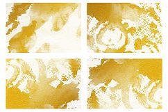 Watercolor Textures White and Gold Product Image 4