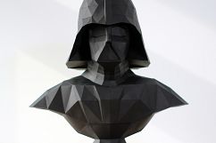 Darth Vader, Rogue One, Last Jedi, Star Wars, Papercraft Darth Vader, Paper Statue, Art Object, Home Decor, 3D papercraft model, lowpoly DIY Product Image 3