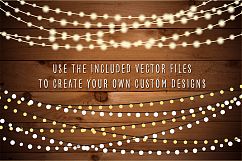 String Lights Clip Art Set - PNG, AI Product Image 6