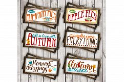 Autumn/Fall SVG Bundle-cut files for Cricut, Silhouette Product Image 3
