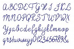 Cross Stitch Alphabet Pattern - Alph95 Product Image 2