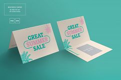 Great Summer Sale Business Card Design Templates Kit Product Image 3