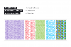 Vector Seamless Patterns Pack Vol.3 Product Image 3