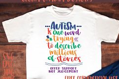 Autism Awareness SVG, Autism Mom Shirt Cricut or Silhouette Product Image 2
