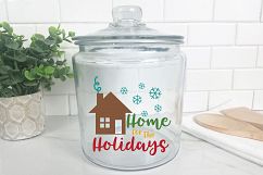Home for the Holidays - Christmas SVG Cut File - DXF PNG EPS Product Image 9