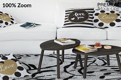 Throw Pillows Carpet &amp; Frames Set Product Image 3