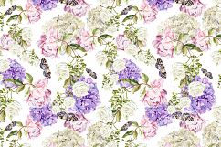 14 Hand drawn watercolor patterns Product Image 11