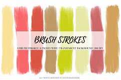 Brush Strokes, Digital Brush Strokes Product Image 1