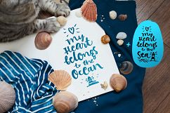 Vector SEA and OCEAN brushpen set Product Image 7
