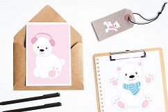 Winter Polar Bears graphics and illustrations Product Image 4