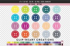Button Clip Art - 100 Clip Art Graphics Product Image 1