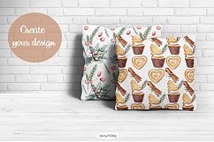 Christmas food watercolor clipart Product Image 7