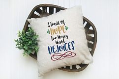 A Thill of Hope - Christmas SVG Cut File - DXF PNG EPS JPG Product Image 4