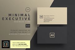 Minimal Executive Business Card - BC060 Product Image 1