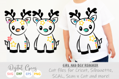 Reindeer SVG / DXF / EPS / PNG files Product Image 1