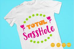 Total-Sass Hole cutting files svg, dxf, pdf, eps included - cut files for cricut and silhouette - Cutting Files SG Product Image 4