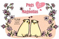 Pugs&amp;Magnolias 29 elements Product Image 1