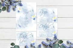 Doves Floral Geometric Frame Wedding Product Image 1