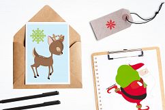 Santa Rudolf graphics and illustrations Product Image 4