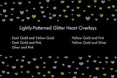 Glitter Heart Overlays Product Image 2